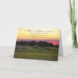 Mängder av uppmuntrande kort för Blessings