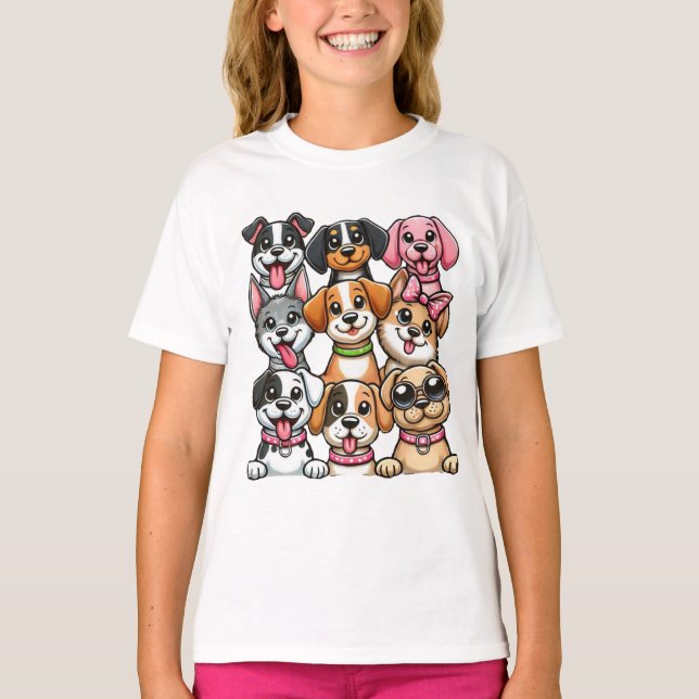 Mängder valpar t shirt (Framsida)