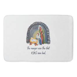 Manger är första Kung storleka sängen Badrumsmatta