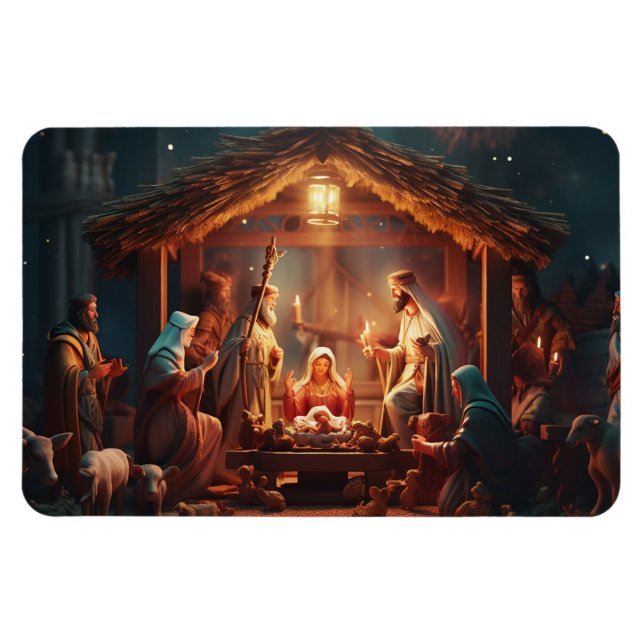 Manger Scene Magnet (Horisontell)