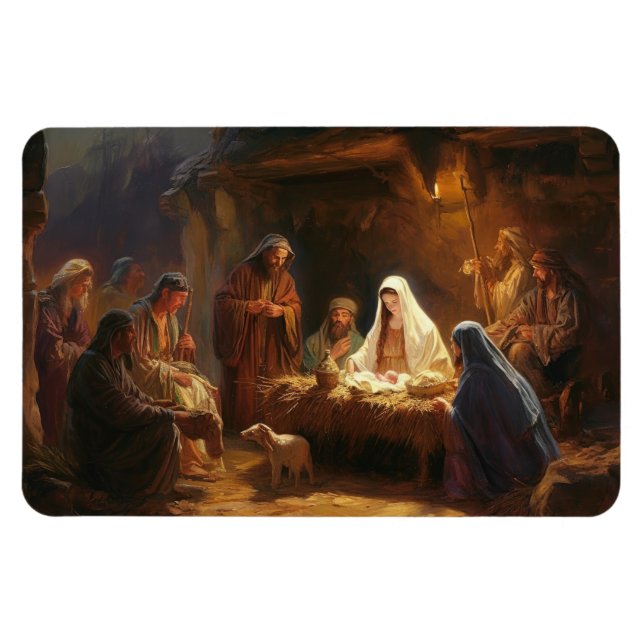 Manger Scene Magnet (Horisontell)
