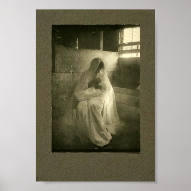 Manger, Vintage c. 1900 Poster (Framsidan)