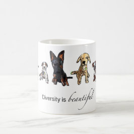 Mångfald är härlig kaffemugg