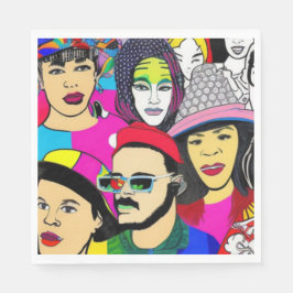 Mångfald är Roligt Pappersservett