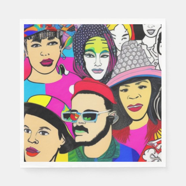 Mångfald är Roligt Pappersservett (Framsidan)