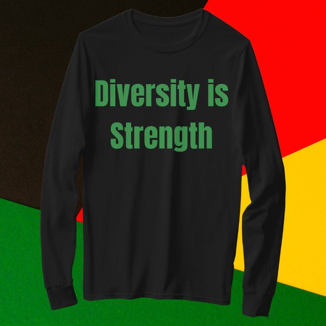 Mångfald är styrka t shirt (Skapare uppladdad)