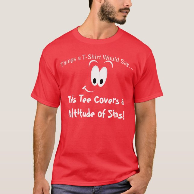 Mångfald av Sins Mörk T-Shirt (Framsida)