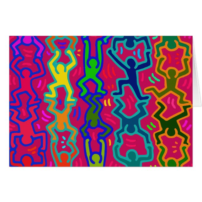 Mångfald Hälsningskort (Framsidan Horizontal)