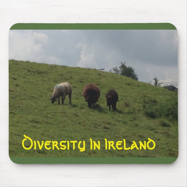 Mångfald i den Irland Mousepad irländare Musmatta (Framsidan)