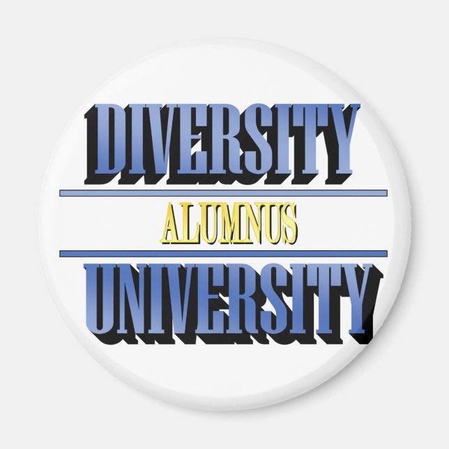 Mångfald i Universiteten (Alumnus) Magnet (Framsidan)