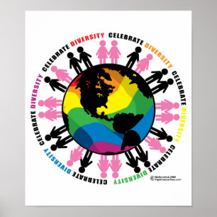 Mångfald LGBT Poster