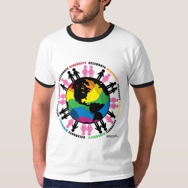 Mångfald LGBT T-shirt (Framsida)
