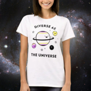 Mångfald som universum t shirt