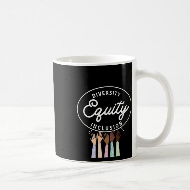Mångfaldens eget kapital och inlemmande kaffemugg (Höger)