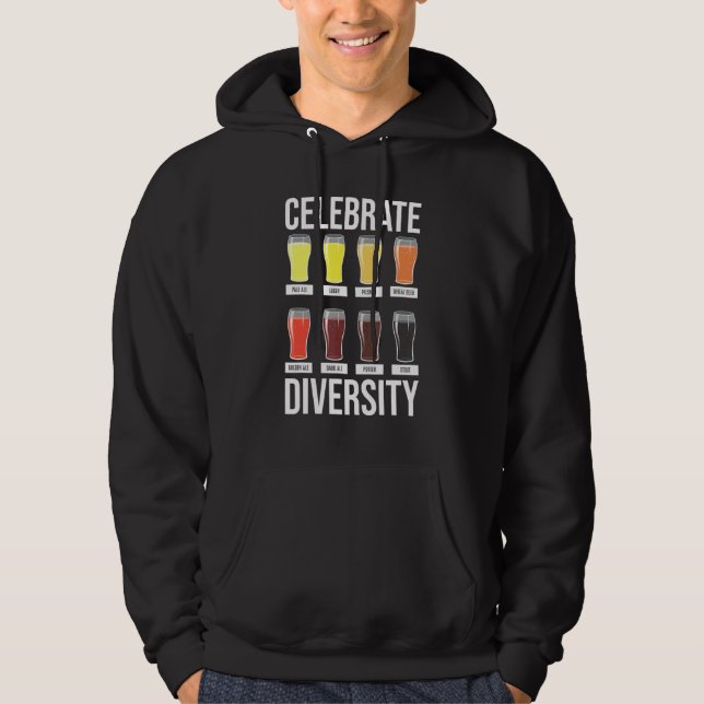 Mångfaldsbartender Celebrera Hoodie (Framsida)