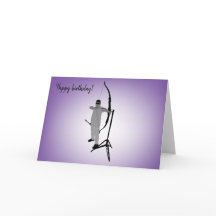 Mångfaldsdesign Boy Curvy Blind Archer Card