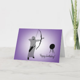 Mångfaldsdesign Muslim Girl Archer Card Kort