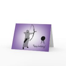 Mångfaldsdesign Muslim Girl Archer Card
