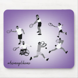 Mångfaldsdesign Tennis-Musmatta Musmatta