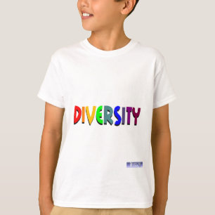 Mångfaldungdomtröja Tee Shirt