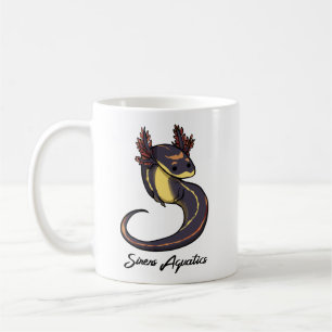 Mångfärgad amfibisk vatten- Salamander för sire Kaffemugg