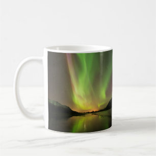 Mångfärgad aurora kaffemugg
