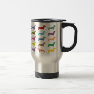 Mångfärgad travel mug för taxkonfettiar resemugg