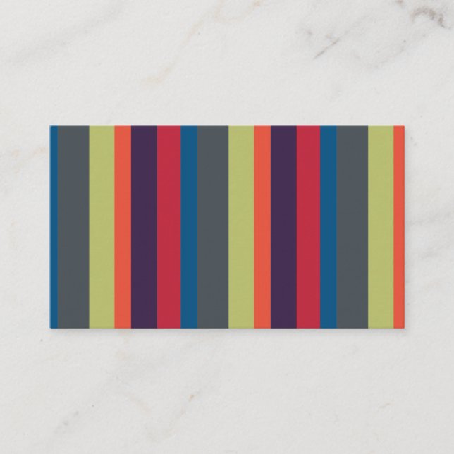 Mångfärgade regnbågerandar vid Artinspired Visitkort (Framsida)