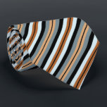 Mångfärgat, kantat Mönster-halsband Slips<br><div class="desc">Underbara presentidéer för födelsedag,  jul,  Fars dag ... </div>