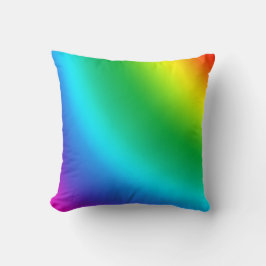 Mångfärgat och färgrikt färgstänk kudde