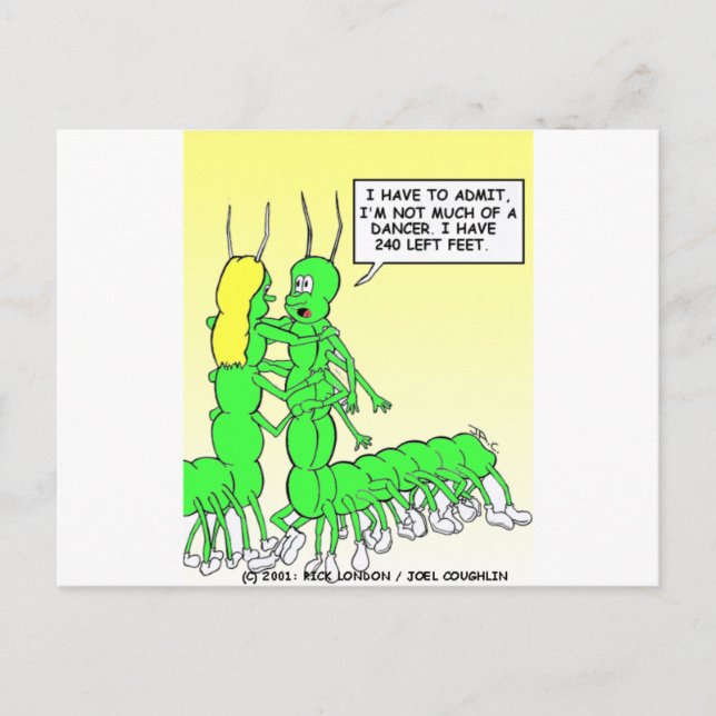Mångfoting Dansar Roliga T-shirts, Gåvor & Samlaro Vykort (Framsida)