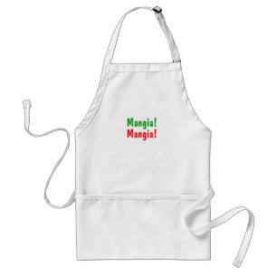 Mangia! Äta italienare Förkläde