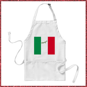 Mangia Italienska Flagga Förkläde