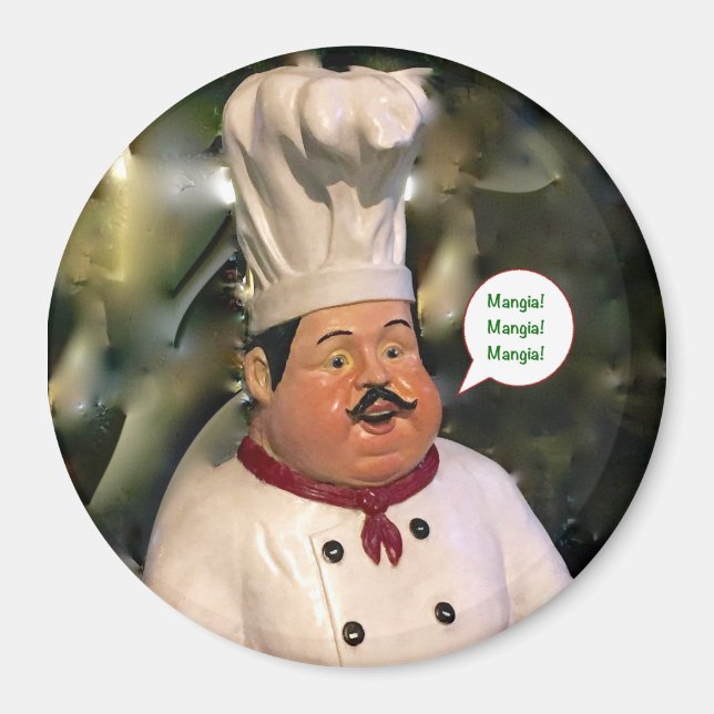 Mangia, Mangia, Mangia Magnet (Framsidan)