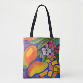 Mango älskare Tropical tote bag Tygkasse