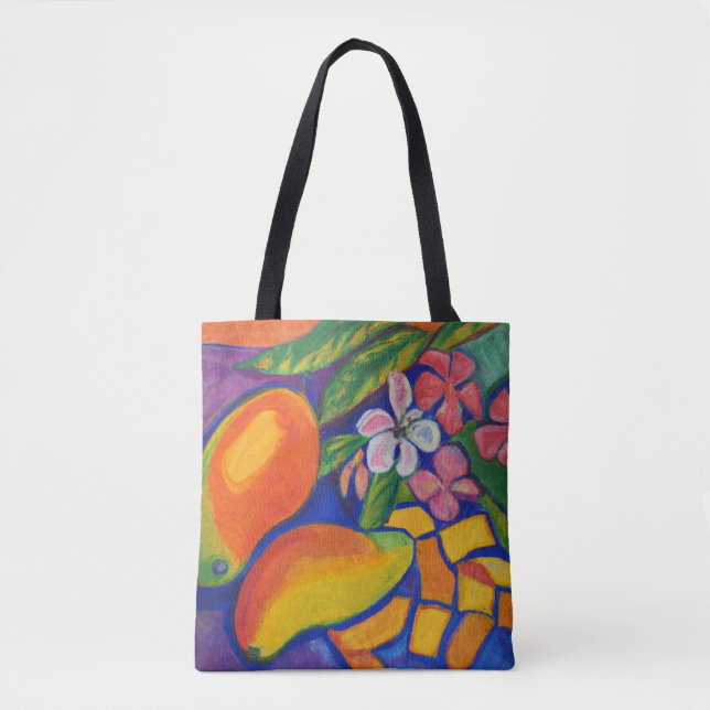 Mango älskare Tropical tote bag Tygkasse (Framsida)