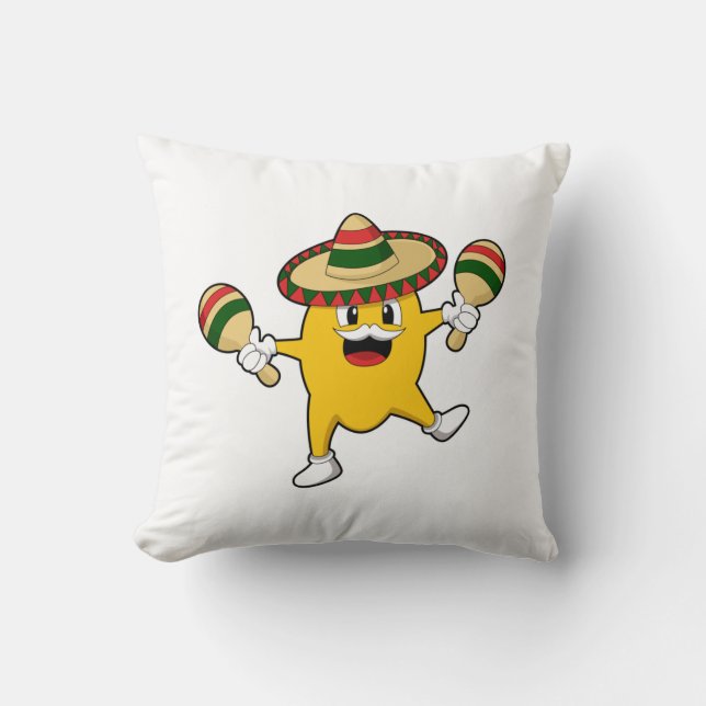 Mango as Musician med Maraca Kudde (Framsida)