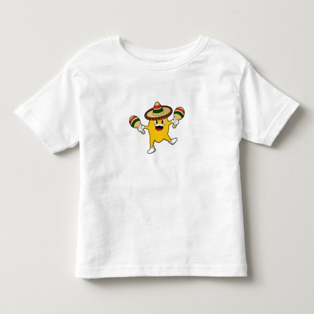Mango as Musician med Maraca T Shirt (Framsida)