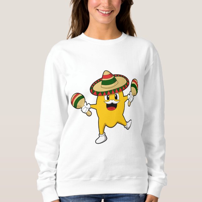 Mango as Musician med Maraca T Shirt (Framsida)