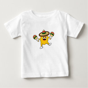 Mango as Musician med Maraca T Shirt