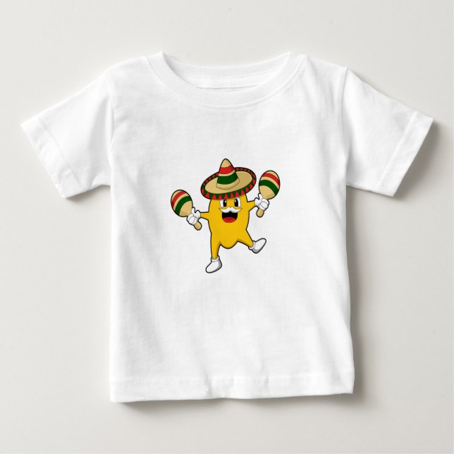 Mango as Musician med Maraca T Shirt (Framsida)