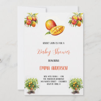 mango babyduschinbjudan inbjudningar