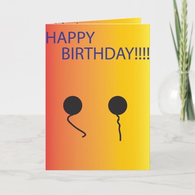 Mango Birthday Card Kort (Framsida)
