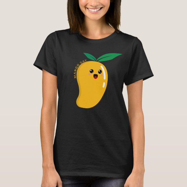 Mango Day, söt mango T Shirt (Framsida)