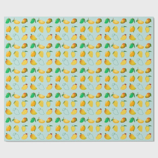 Mango Frisk Presentpapper (Platt)