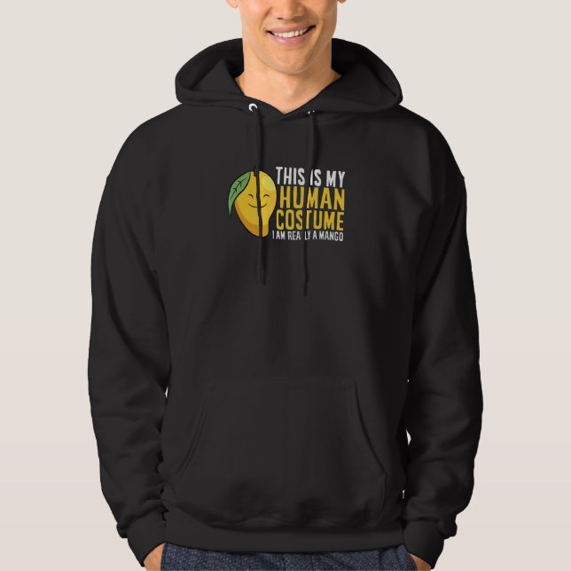 Mango Fruit Halloween Mango Human Costume Jag är r Hoodie (Framsida)