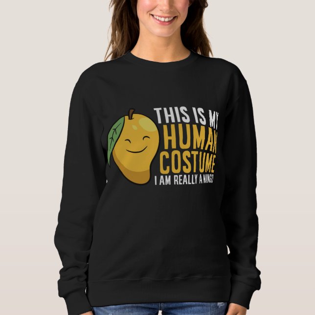 Mango Fruit Halloween Mango Human Costume Jag är r T Shirt (Framsida)
