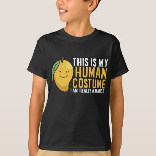 Mango Fruit Halloween Mango Human Costume Jag är r T Shirt