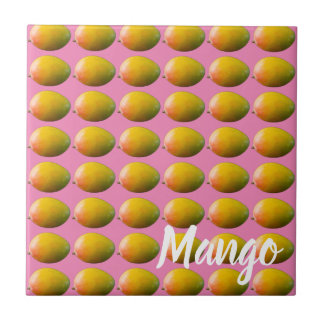 Mango Fruit Mönster för Vegetarian och Vegan Kakelplatta