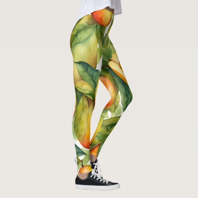 Mango Frukter och blad  Leggings (Höger)